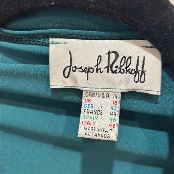 Joseph Ribkoff Teal Cardigan - Picture 2 of 3